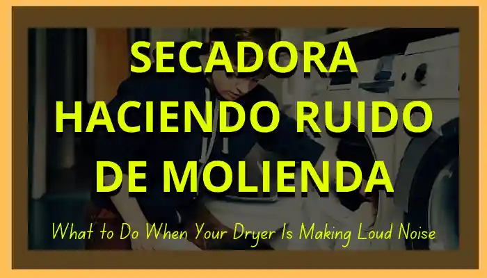 Secadora Haciendo Ruido De Molienda