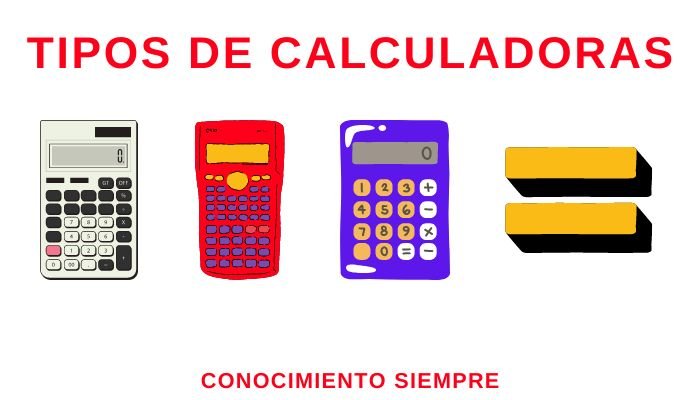 Tipos de calculadoras