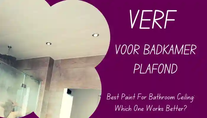 badkamer plafond Verf