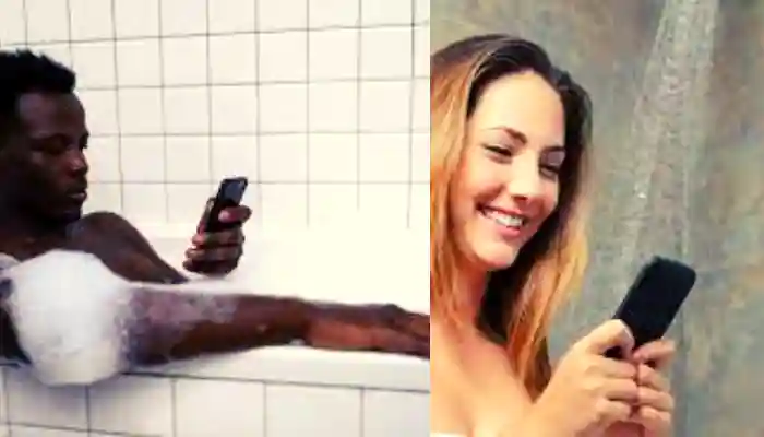 Gebruik je telefoon onder de douche