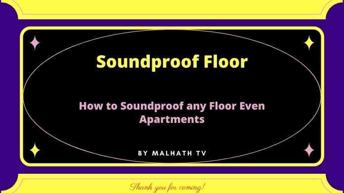 soundproof floor